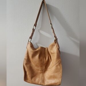 Antik Kraft Tan Vegan Leather Shoulder Bag